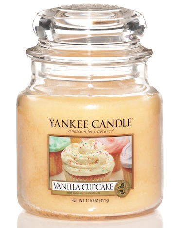 YANKEE CANDLE Duftkerze im Glas Vanilla Cupcake QVC 774714.201