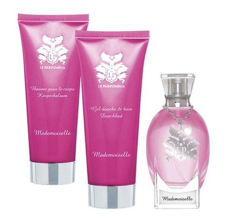 le parfumeur Set mademoiselle Duschbad Koerperbalsam Eau de Parfum Beauty Highlights im Oktober 2014
