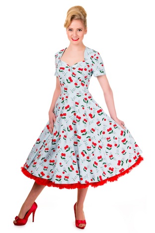 Banned Kleid Blindside Dress Cherry DBN5036 (1)