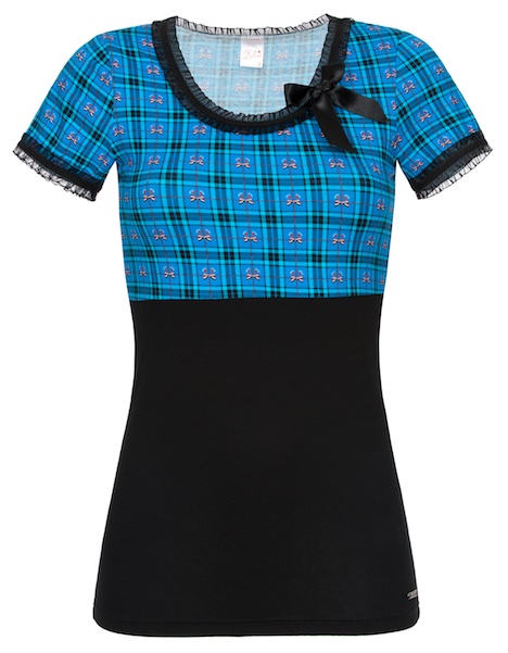 Pussy Deluxe meets London Checkered Heart Shirt Napo Shop 32019_h