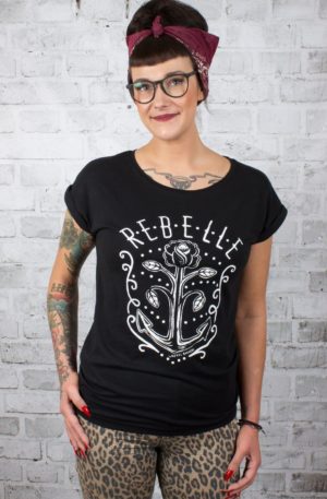 Rebel Rockers Ladies T-Shirt Rebelle von Rockabilly Rules