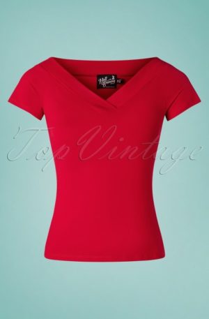 50s Alex Top in Red