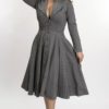 Bettie Page Clothing - Kleid Ursula mit Hahnentrittmuster | Houndstooth von Rockabilly Rules