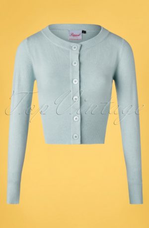 50s Dolly Cardigan in Light Blue