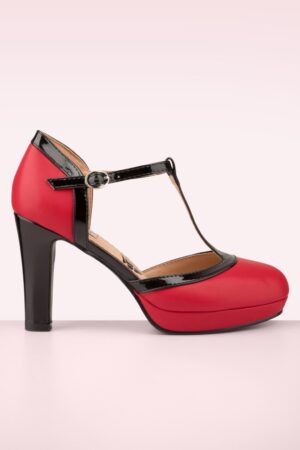 Country Rose Heels in Rot