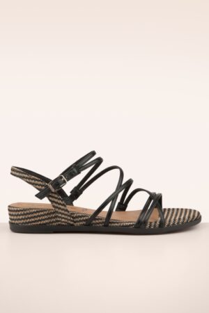 Hannah Combi Sandalen in Schwarz