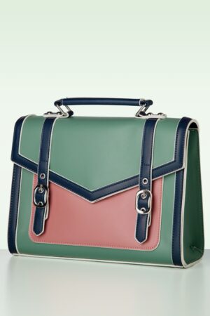 Mirabelle Messenger Umhängetasche in Mint Türkisgrün