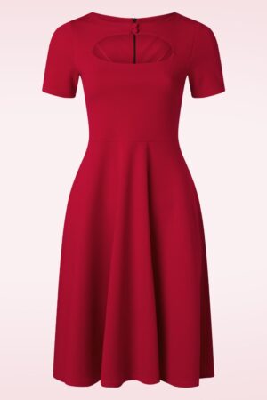 Morgan Swing Kleid in Scharlachrot