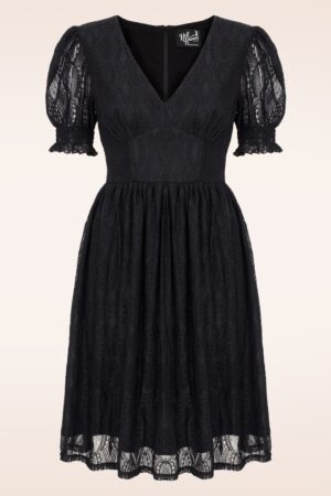 Mortem Mini Kleid in Schwarz