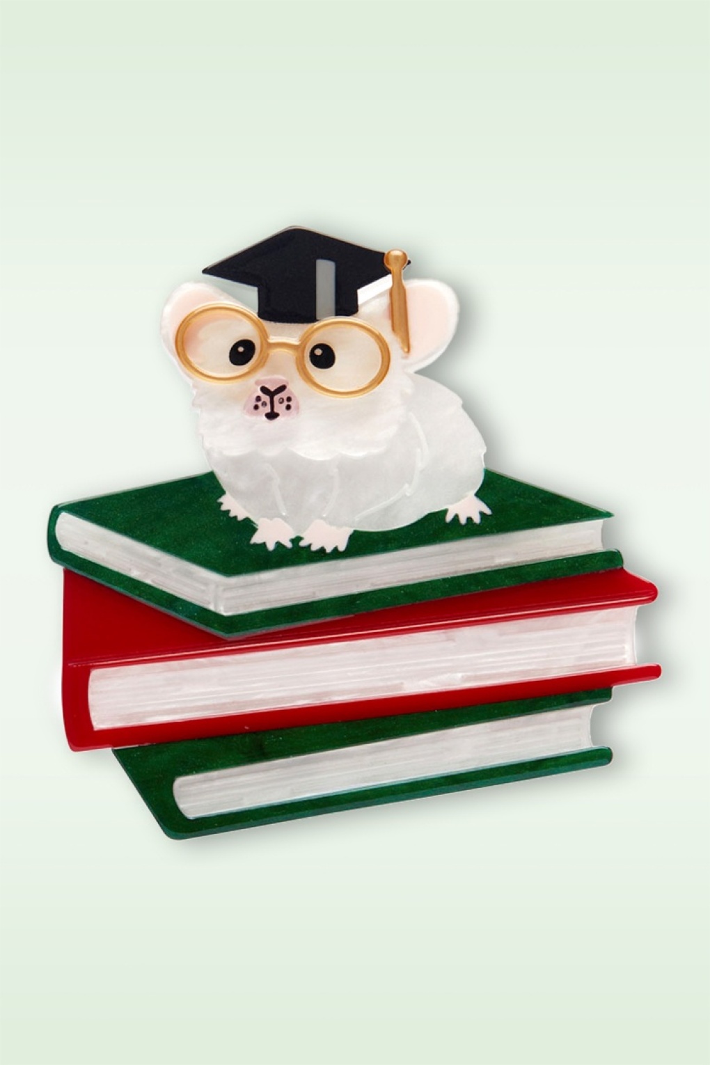 The Valedictorian Mouse Brosche