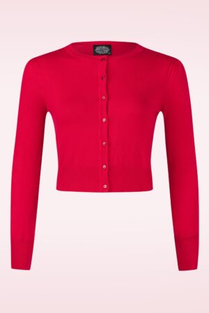 Topvintage exclusive ~ Siena Cardigan in Rot