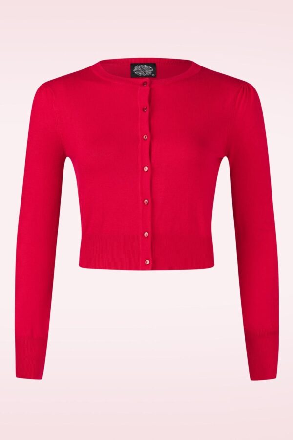 Topvintage exclusive ~ Siena Cardigan in Rot