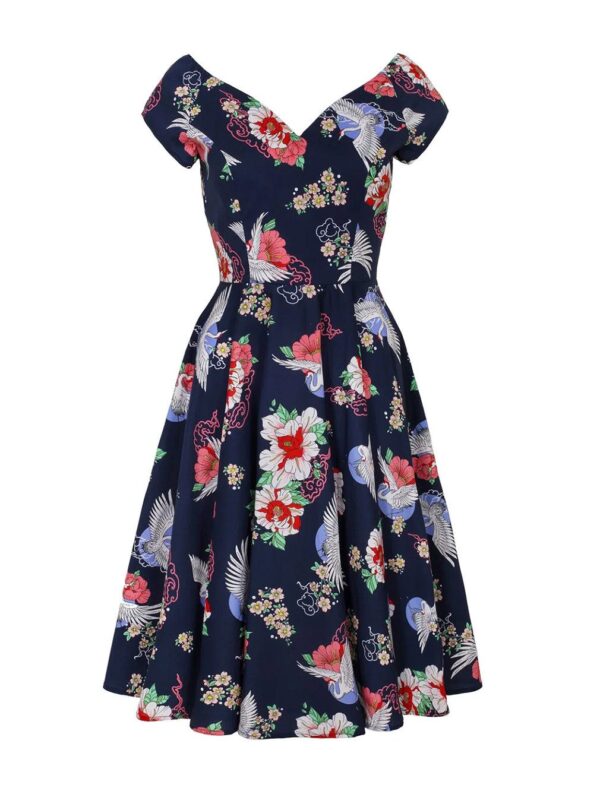 Hell Bunny A-Linien-Kleid Misa Swing Dress