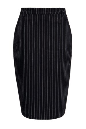 QueenKerosin Bleistiftrock Pinstripe