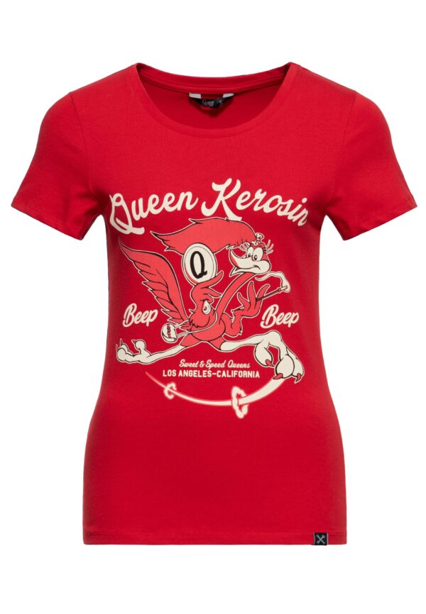 QueenKerosin T-Shirt Beep Beep (1-tlg) mit