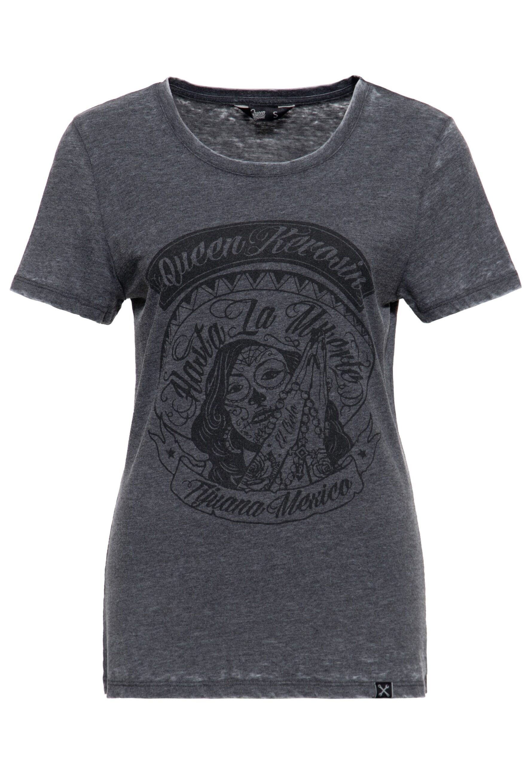 QueenKerosin T-Shirt Hasta La Muerte (1-tlg)