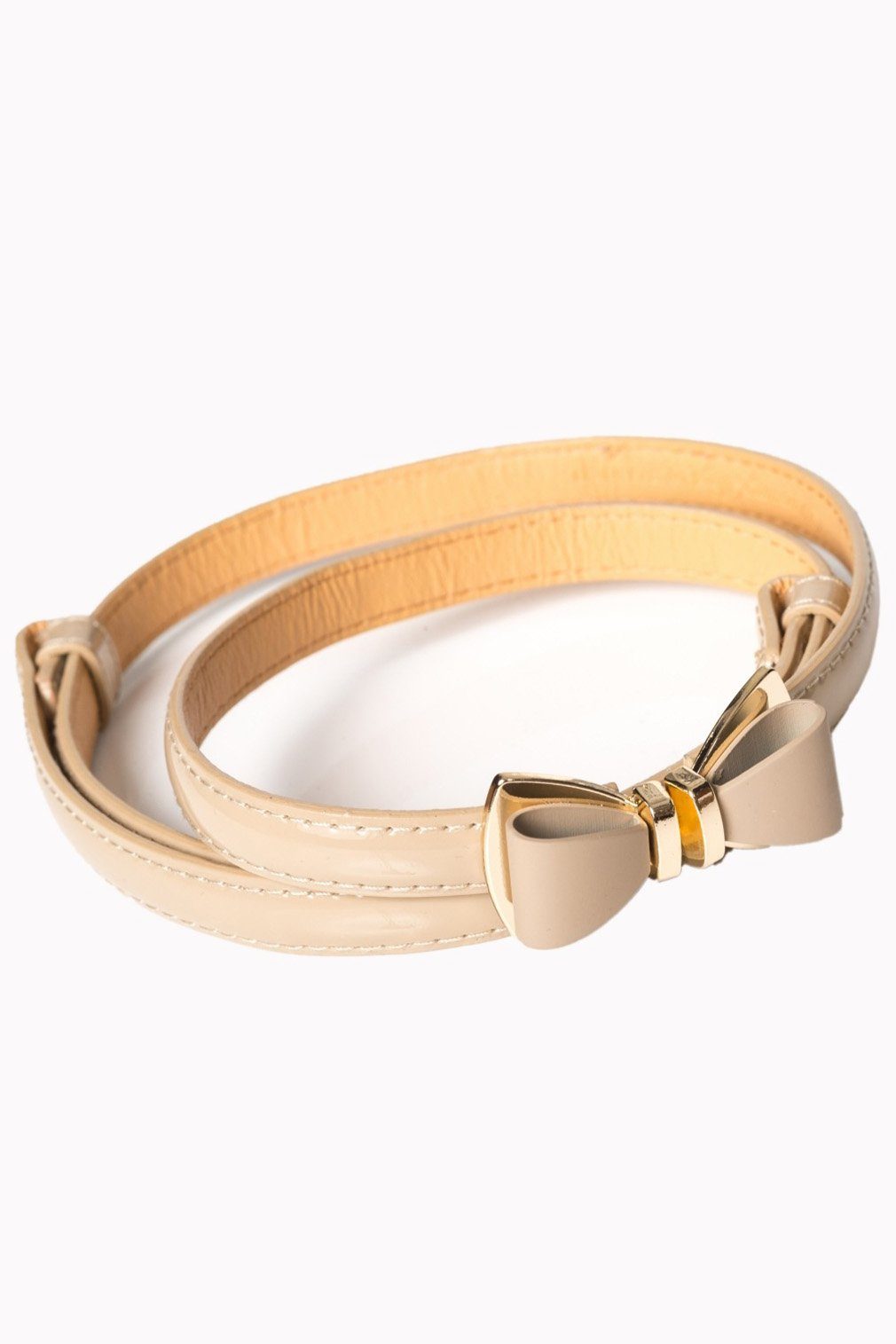 Banned Taillengürtel Ocean Avenue Cremefarben Vintage