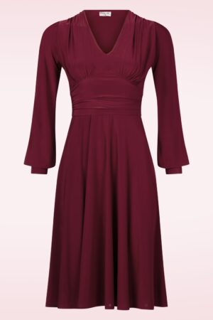 Chanti Slinky Swingkleid in Wein