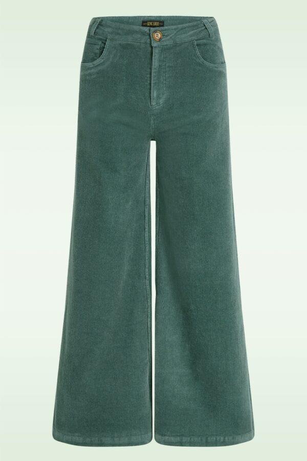 Peppa Cordhose in Matcha-Grün