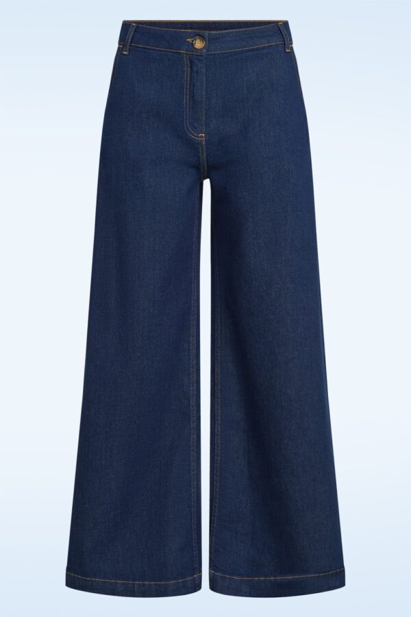 Peppa Onyx Denim Hose in Deep Blue