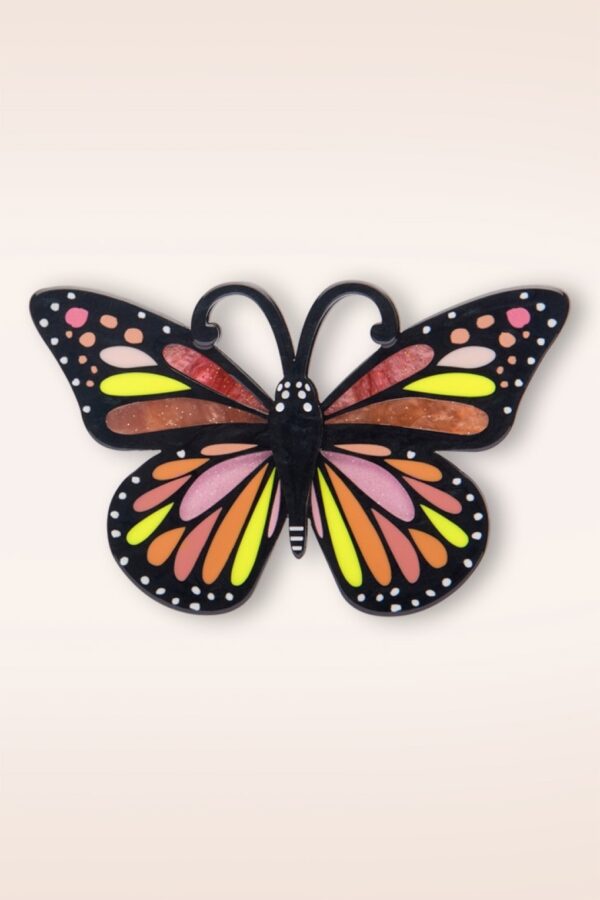 The Magnificent Monarch Butterfly Brosche