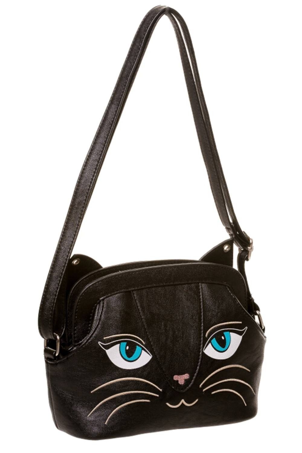 Banned Schultertasche Katze Kawaii Cat Bag,
