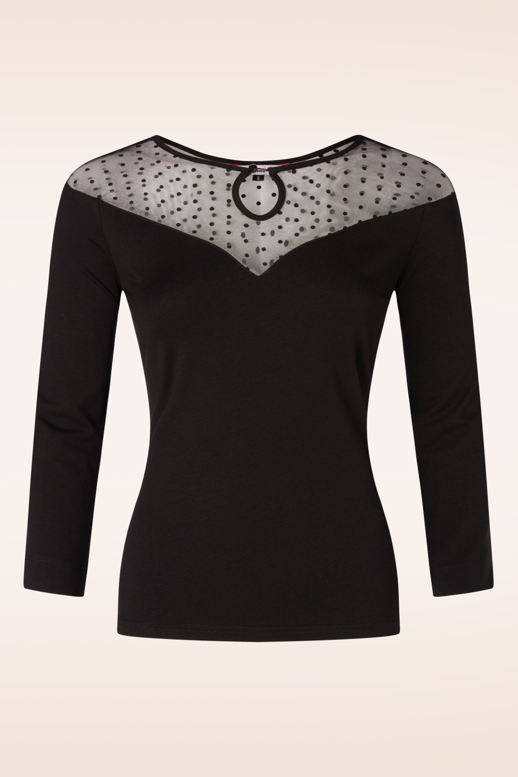 Evita Evening Top in Schwarz
