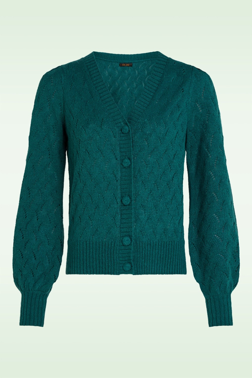 Farfalle Cardi in Spruced Green