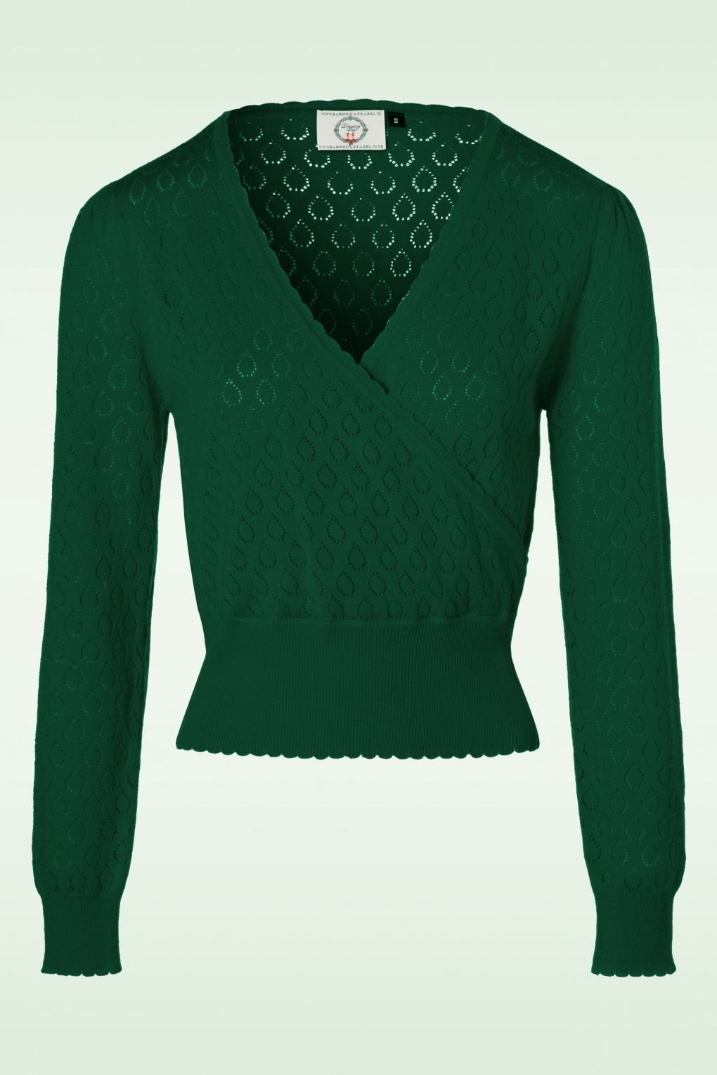 Instinct Wrap Top in Waldgrün