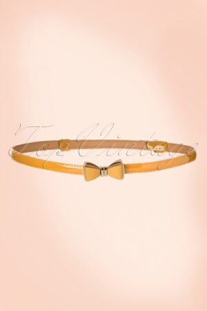 Ocean Avenue Schleifengürtel in Senf