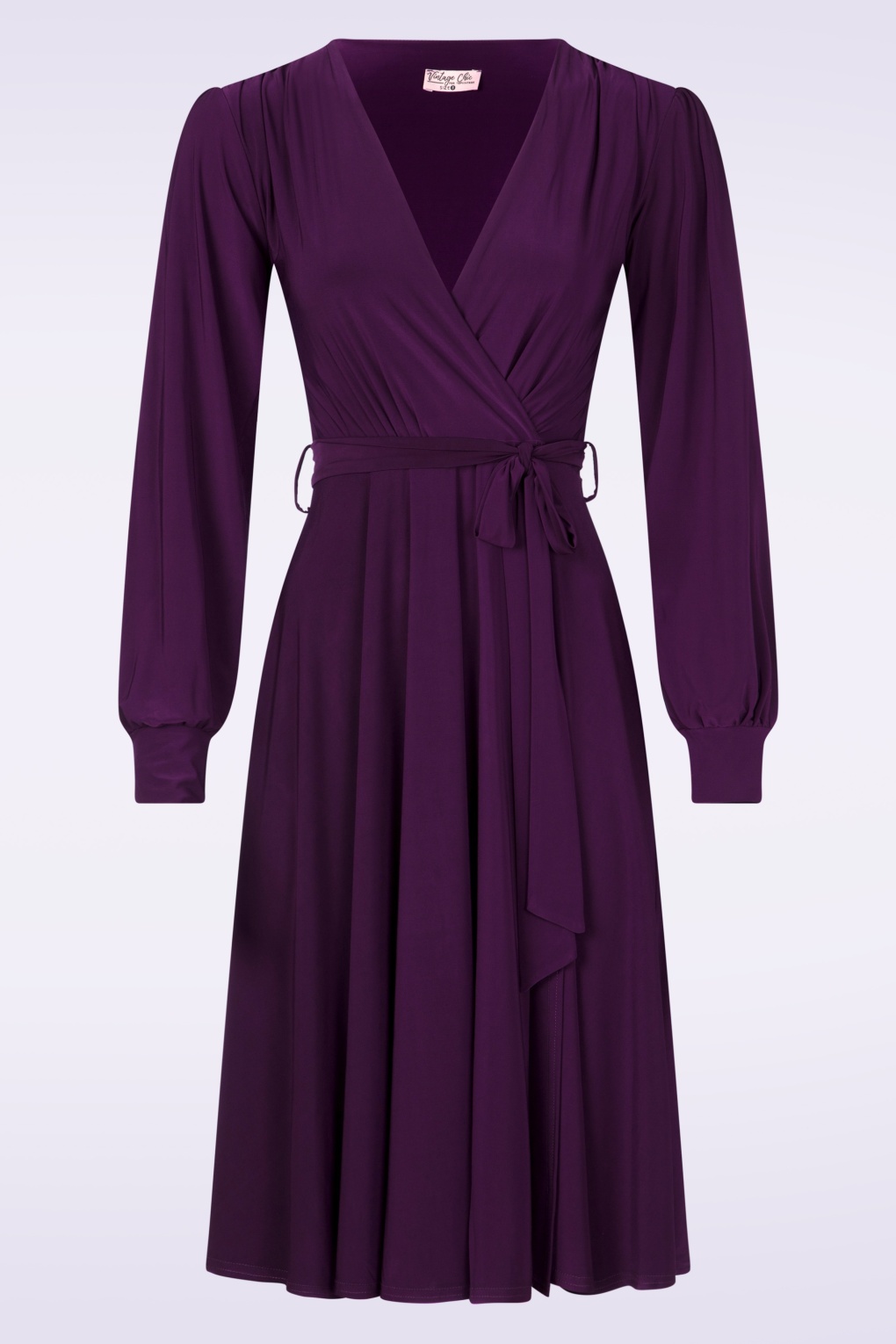 Romy Slinky Swingkleid in Pflaume