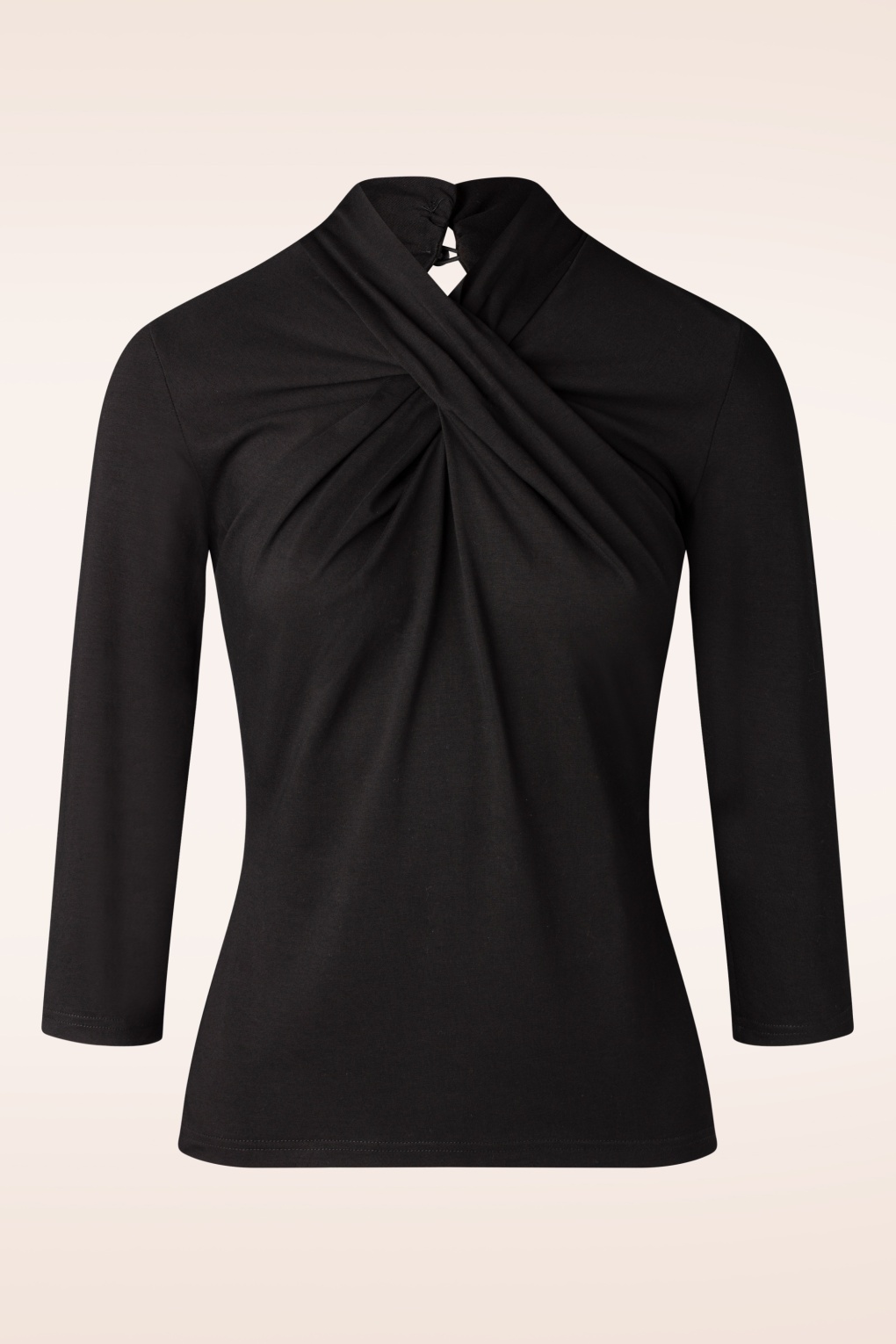 Sophia Evening Jersey Top in Schwarz