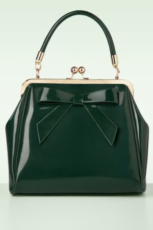 American Vintage Patent Handtasche in Grün