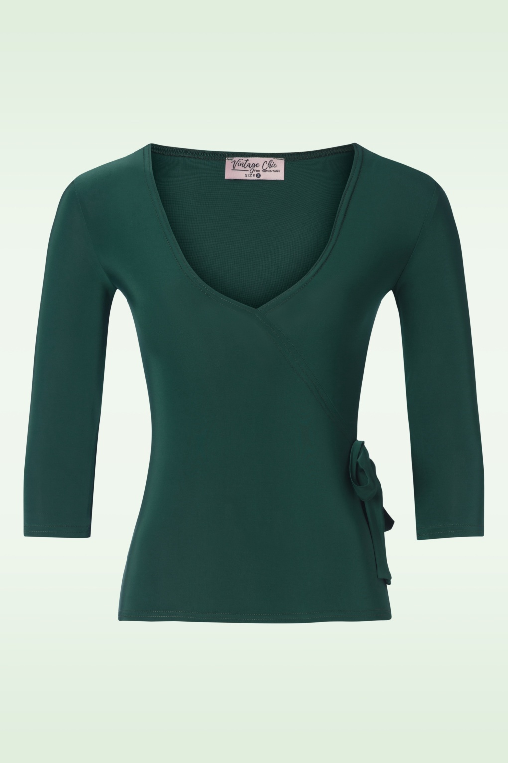 Annabelle Slinky Top in Waldgrün.