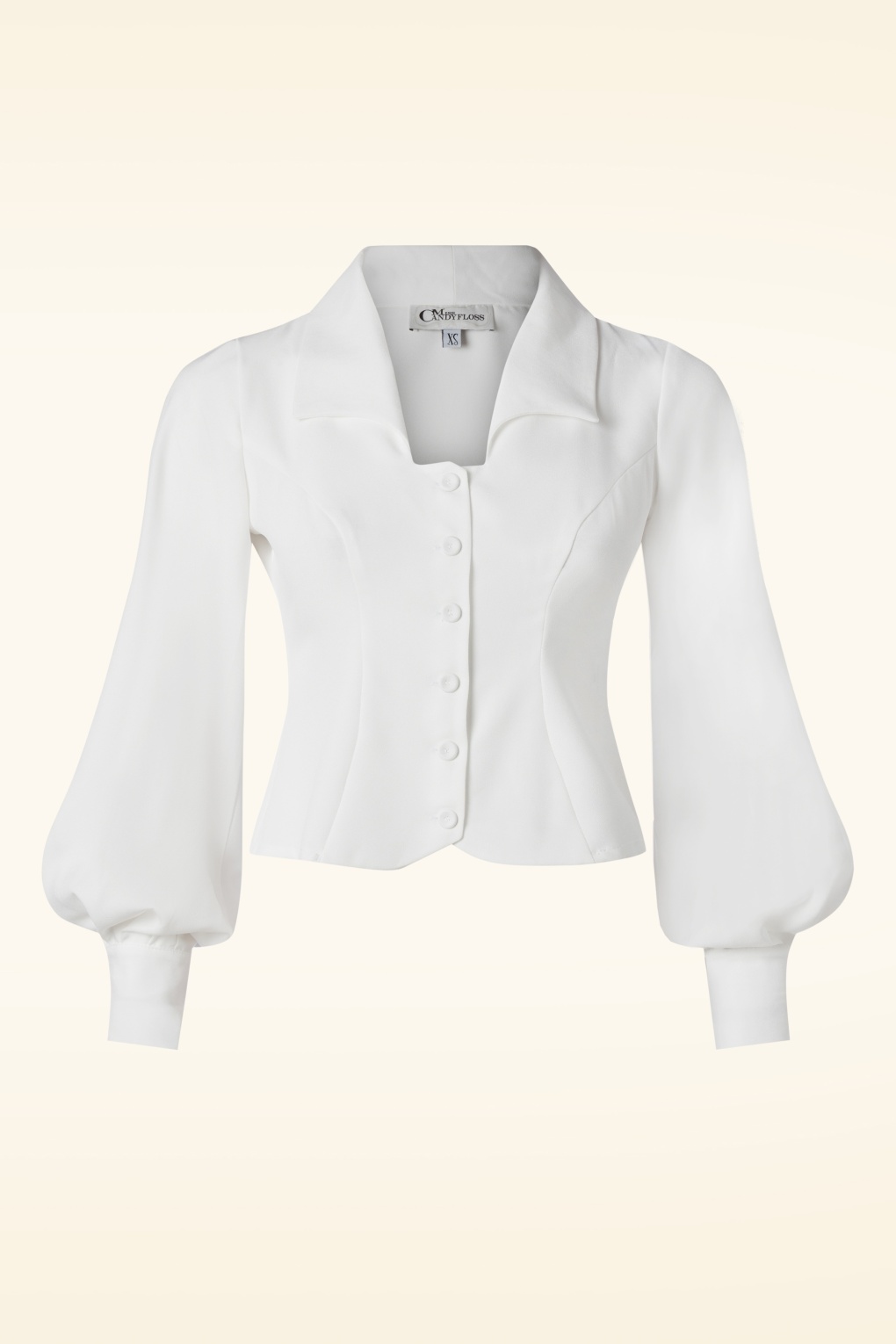 Arien Gia Bluse in Off-White.