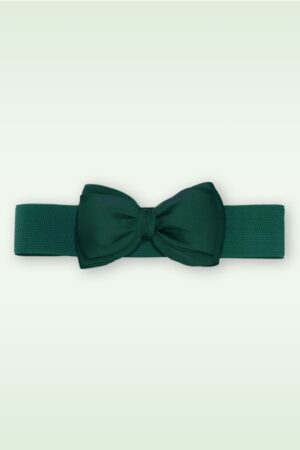 Bella Schleifengürtel in Flaschengrün