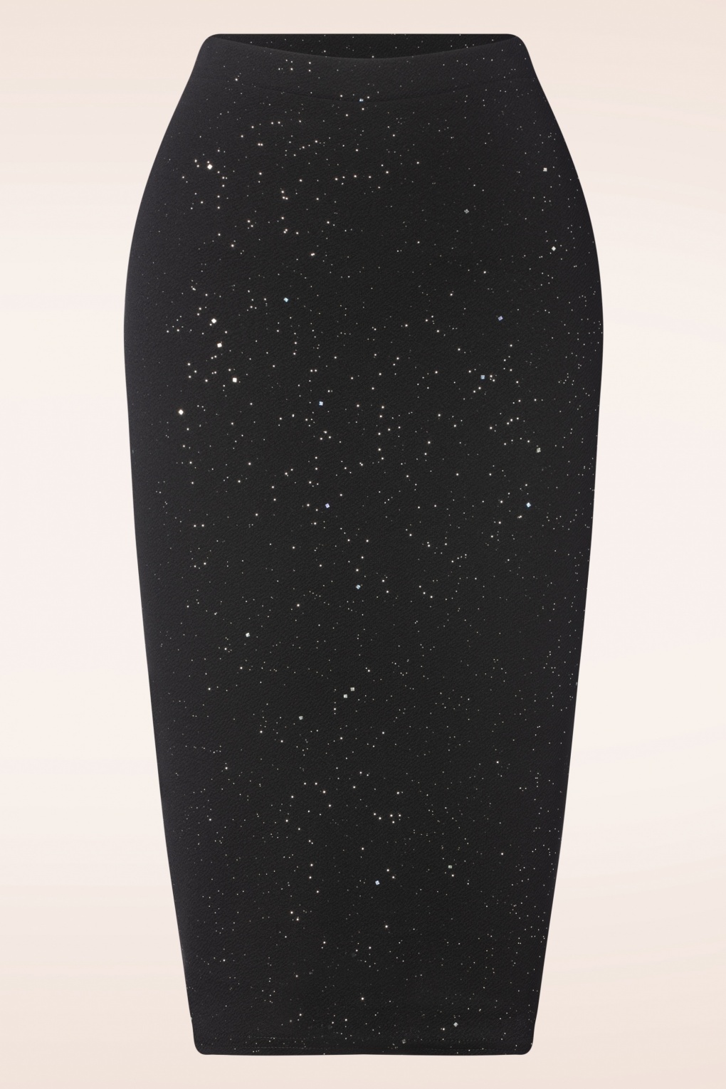 Glory Glitzer Bleistiftrock in Schwarz