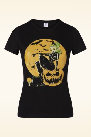 Hallowitch T-Shirt in Schwarz