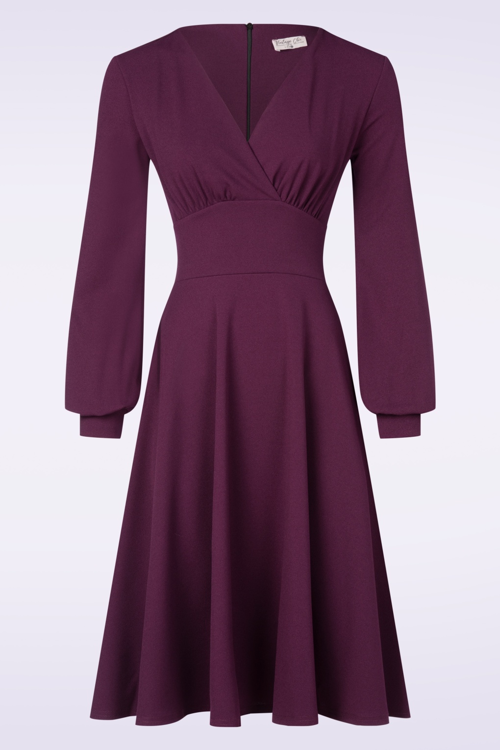 Helaine Swingkleid in Aubergine