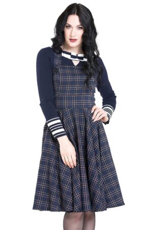 Hell Bunny A-Linien-Kleid Peebles Pinafore Dress