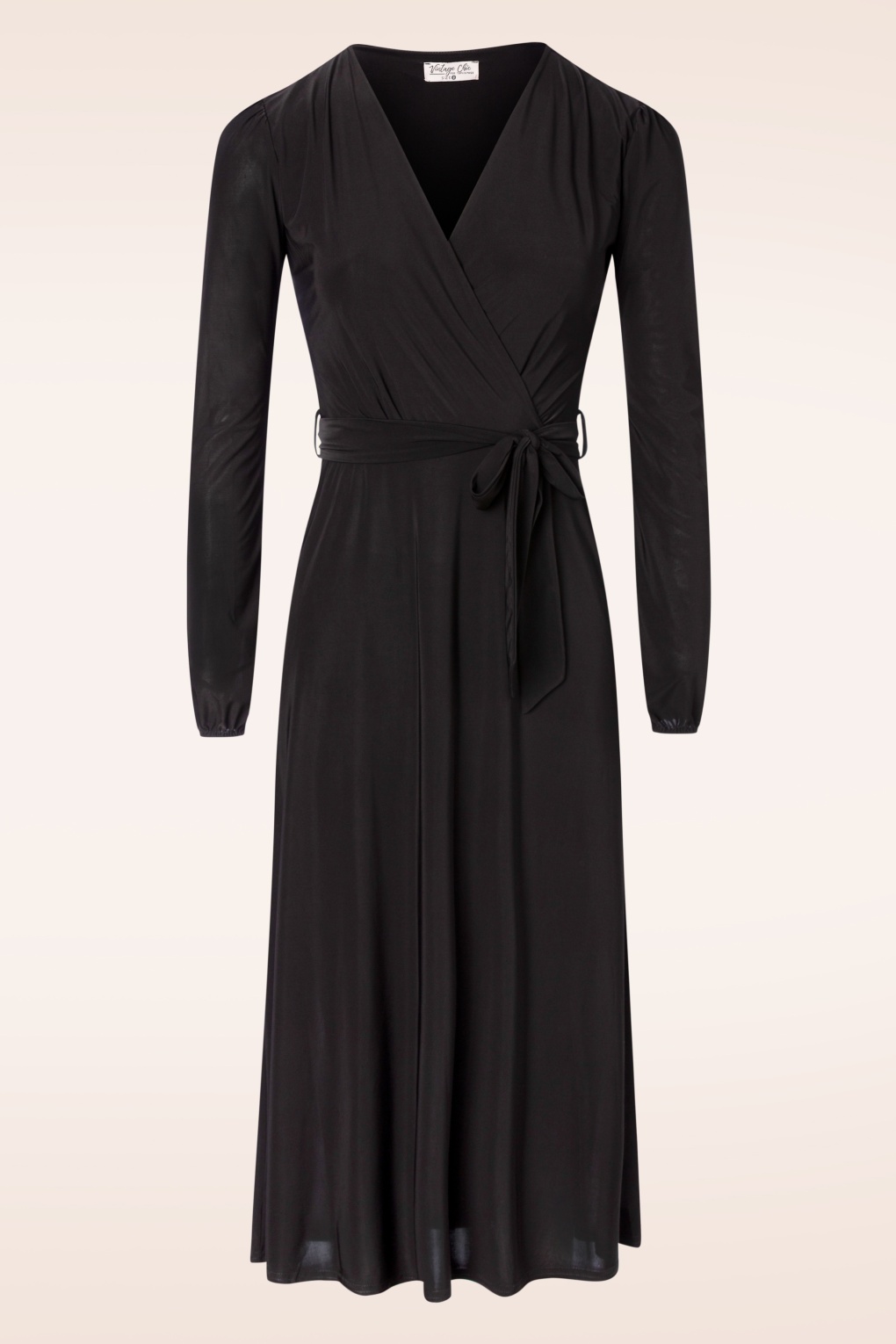 Julieta Midi-Kleid in Schwarz