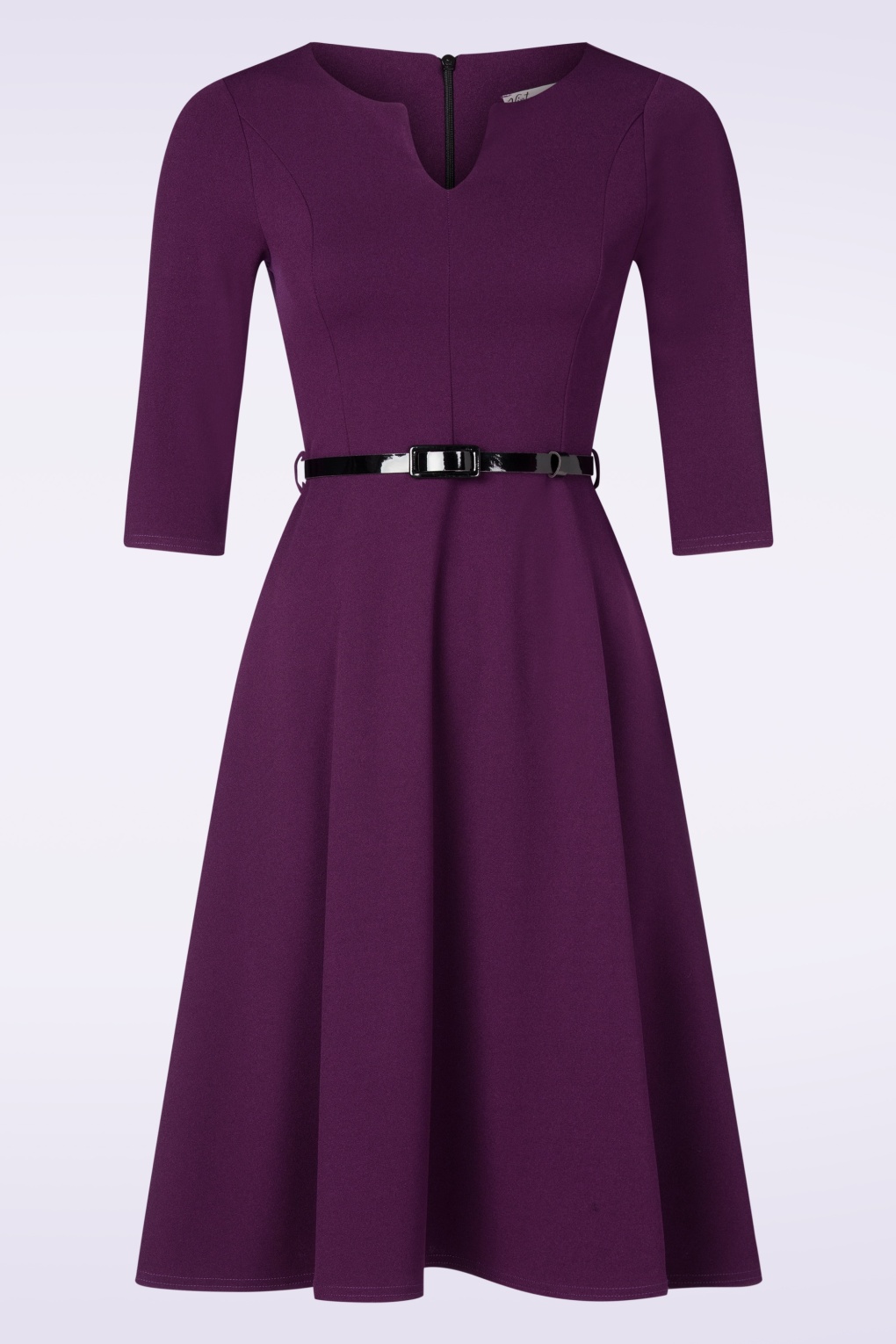 June Swingkleid in Aubergine