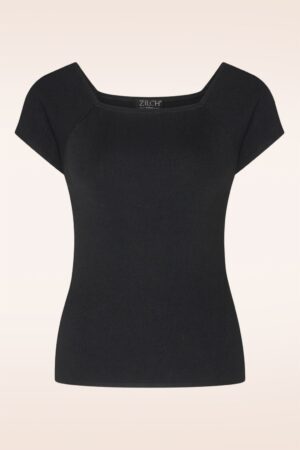 Kaylie Top in Schwarz