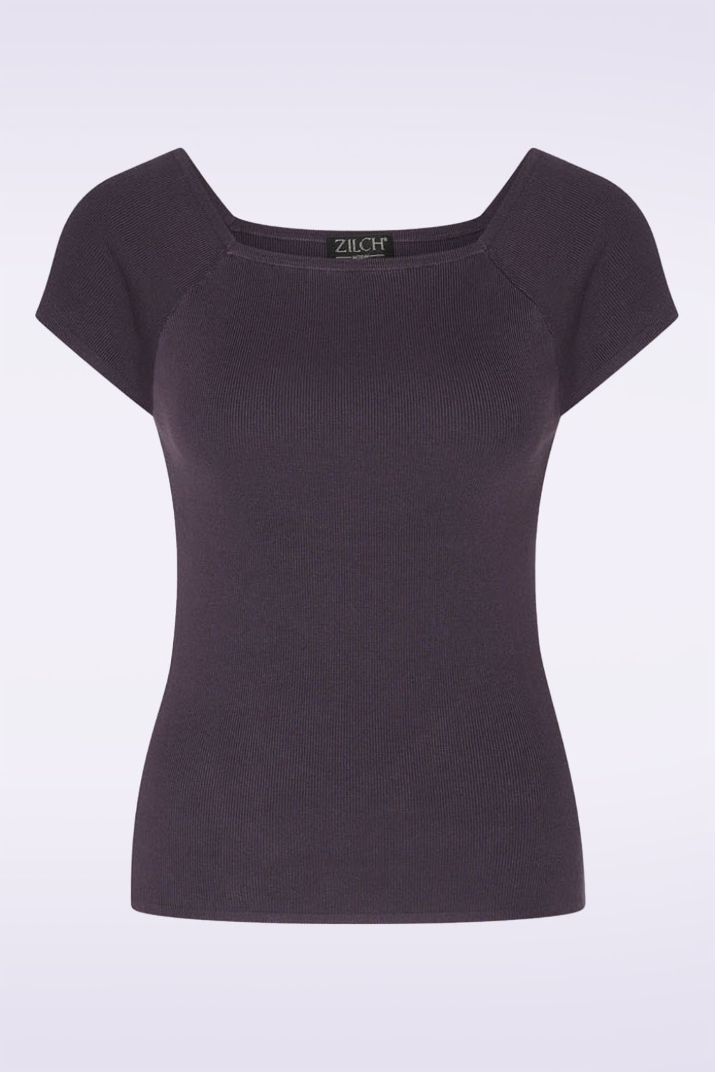 Kaylie Top in dunklem Pflaumenlila