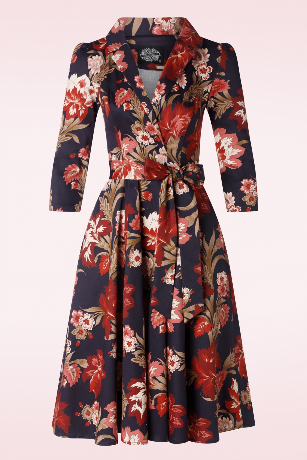 Lydia Swing Kleid in Blau