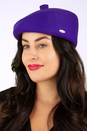 Mare Baskenmütze in lila