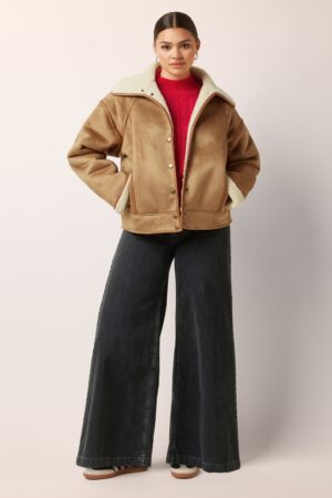 Monia Lammy Jacke in Natur