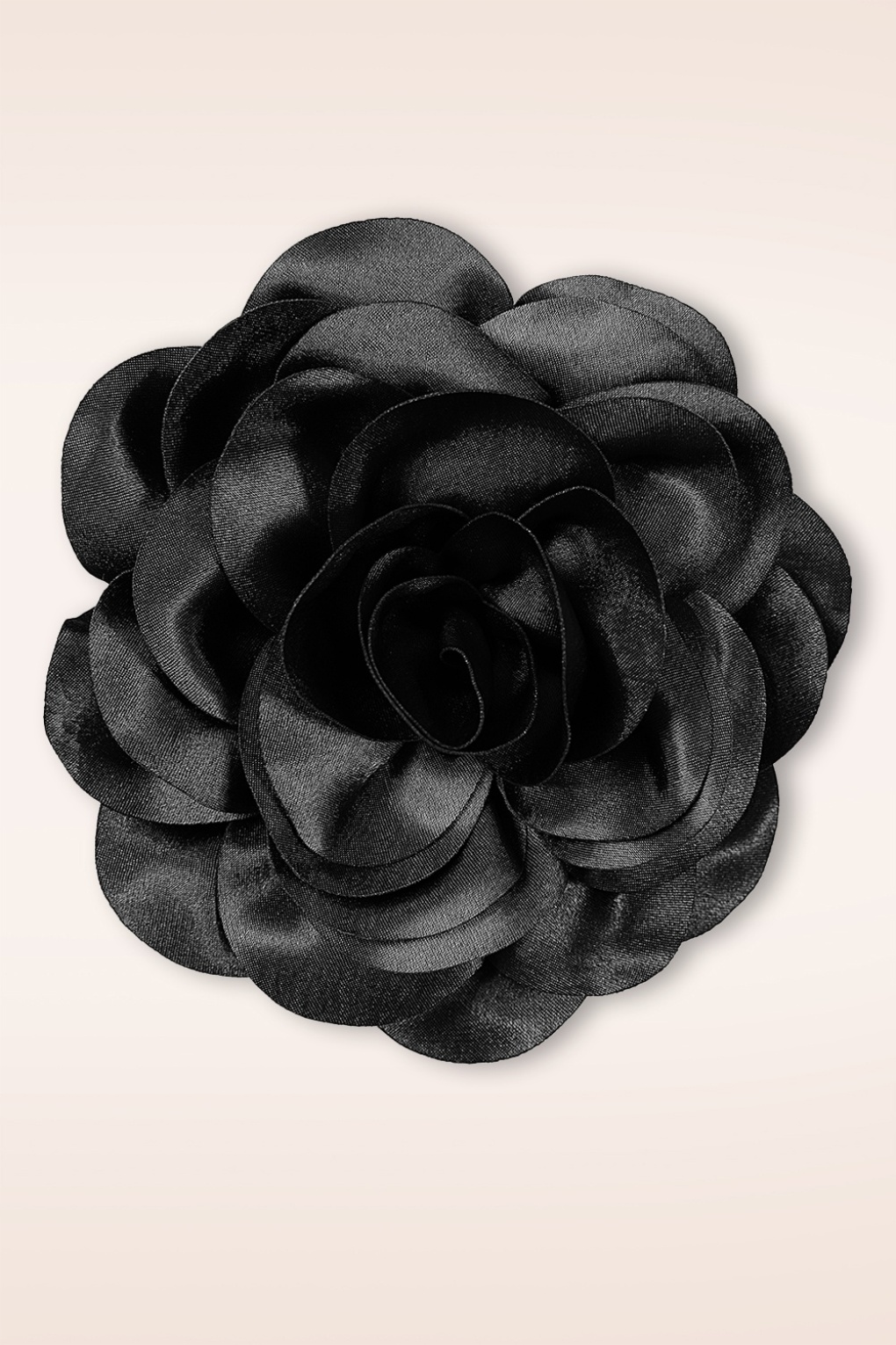 Romantic Bloom Brosche in Schwarz