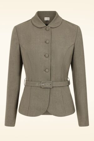 Rosalie Blazer Jacket in Braun.