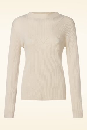 Stacey Gestricktes Top in Sand